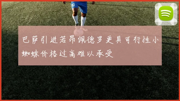 巴萨引进若昂佩德罗更具可行性小蜘蛛价格过高难以承受